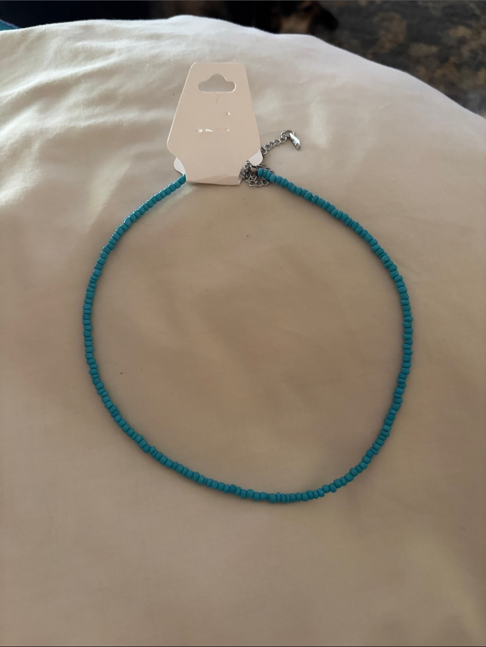Turquoise Beaded Choker Necklace - Women Jewelry
